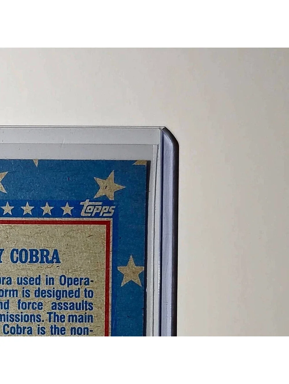 Huey Cobra 1991 Topps Desert Storm #174 Card